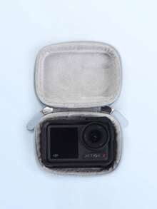 1pc EVA Material Protective Camera Portable Bag, CCD Camera Bag, Shockproof Earphone Bag, Charging Cable Storage Bag, Suitable For Action 6 / 5 Pro / 4 / 3 - Multicolor - View 5