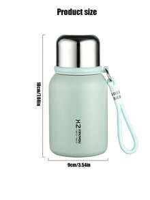 1個 500ml/17.63oz 316不鏽鋼真空保溫水瓶，多巴胺亮色，防漏，保溫保冷，高端設計，適合辦公室、學校、露營、運動和旅行 - 彩色 - 查看 10