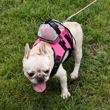 1 pieza Chaleco mochila para mascotas con material reflectante para uso nocturno, mochila para golosinas de mascotas - Multicolor - Ver 8