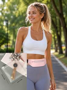Unisex Waist Pack With Adjustable Shoulder Straps And Multiple Zippered Pockets, Suitable For Outdoor Sports, Commuting, And Multi-Functional Travel. Available In A Variety Of Colors. - Multicolor - View 10
