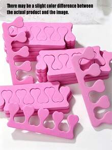 Nail Toe Separator - Universal Design Suitable For Foot Care. Soft, Highly Elastic And Gentle On Skin; Easy To Put On And Take Off, Reusable. A Delicate Accessory For Achieving Perfect Manicure Or Foot Care. - Multicolor - View 4