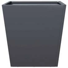 vidaXL Plant Pot, Flower Pot With Base, Planter Box, Plant Pot For Garden, Balcony, Terrace, Flower Pot, Plant Container, Flower Box, Anthracite - Charcoal Gray - View 6
