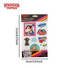 Netflix 1Set Stranger Things Officially Licensed Stickers Set Decals Scrapbook DIY Cute Stickers For Laptop Water Bottle Luggage Christmas Birthday Gift For Fans Friends Family - Multicolor - View 7