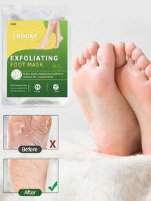 5 Packs Moisturizing Foot Mask, Exfoliating Foot Peeling Mask For Dry, Cracked Feet, At-Home Spa Care,Moisturizing Socks Dry Skin Moisturizer For Soft And Smooth Touch Feet - View 10