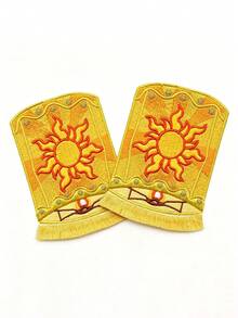 1pc/2pcs/3pcs/4pcs Lost Princess Lantern Patch Magical Fantasy Musical Embroidered Iron-On - Multicolor - View 12