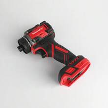 18V 無刷鋰電池衝擊起子機，135N.M 高扭矩，3000RPM 無段調速，適用汽車維修/木工裝飾/家具組裝，家用/工業，多功能電動起子機（裸機） - 紅色 - 查看 7