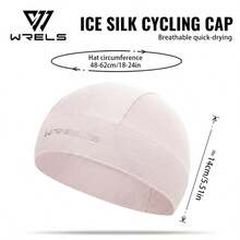 1pc WRELS Sweat-Absorbent Windproof Sports Cap, Breathable Quick-Dry Sports Beanie, Motorcycle Accessory, Women's Sports Hat For Fitness - Multicolor - View 11