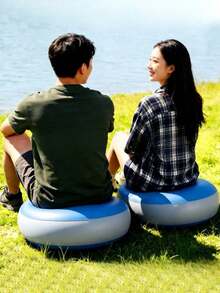 Inflatable Backrest And Bath Cushion – Inflatable Booster Seat And Back Support Cushion With Suction Cups; Suitable For Spas And Hot Tubs (PVC Material, For Adults) - Multicolor - View 9