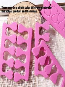 Nail Toe Separator - Universal Design Suitable For Foot Care. Soft, Highly Elastic And Gentle On Skin; Easy To Put On And Take Off, Reusable. A Delicate Accessory For Achieving Perfect Manicure Or Foot Care. - Multicolor - View 5