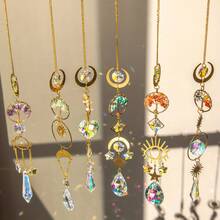 1/6pcs Crystal Rainbow Maker Sun Catcher | Perfect Home Decor, Fall Decoration, Wedding Or Thanksgiving Gift For Girls - Small Tree Of Life - View 2