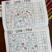 Children's Hidden Object Coloring Book, Interactive Search And Color Activity Workbook, Visual Search Practice Find And Seek Activity Book, Early Learners, Spot The Difference Book, Classroom And Homeschool Learning, Back To School Supplies, Easter - Multicolor - View 3