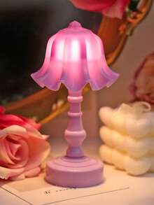 1pc Street Lamp Design LED Mini Table Lamp, Desktop Glowing Decorative Ornament, Children's Bedroom Bedside Night Light, Living Room Decorative Night Light, Desktop Decorative Mini Night Light - Huang Guang - View 8