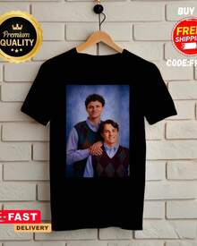 And Oscar Piastri Shirt, Funny F1 Driver Retro Portrait Tee, Step Brothers Inspired Tee, Formula Racing Fan Gift T-Shirt - Black - View 1