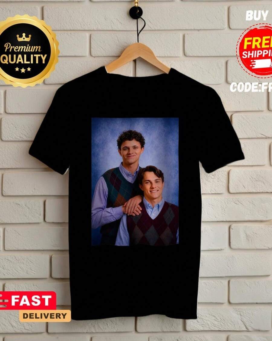 And Oscar Piastri Shirt, Funny F1 Driver Retro Portrait Tee, Step Brothers Inspired Tee, Formula Racing Fan Gift T-Shirt - Black - View 1
