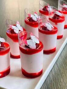 60ml 90ml 100ml 150ml Clear Slanted Dessert Cups, Mini Plastic Mousse Pudding Cups, Parfait Yogurt Containers, Suitable For Jelly, Ice Cream, Fruit, Cake, Snack Appetizer Service Cups, Wedding, Birthday Party, Catering, Buffet Dessert Display - Multicolor - View 5
