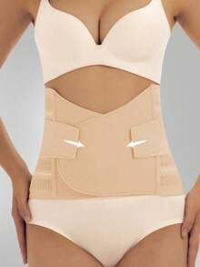 Women's Tummy Control Training Pants, Abdominal Shaping Body Shaper - Apricot - View 3