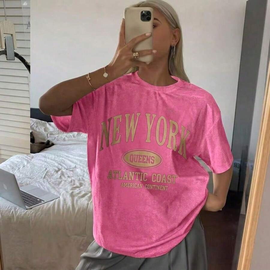 Women T-Shirts - Pink - View 1