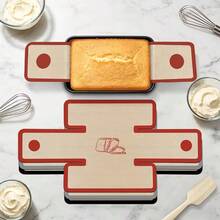 2PCS Multi-Function Oven Bread Mat, Non-Stick Easy Release Material, Size 9x5 Inch, Heat Resistant Up To 450°F, Non-Stick Toast Baking Mat, Silicone Material, Reusable, Easy To Clean, Toast Box Liner, Suitable For Home Oven, Baking Bread And Cake, Essential For Beginners, Practical Baking Tool - Multicolor - View 13