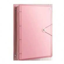 A4 Size Heavy Duty Colorful PP Binder Folder, Large Capacity Storage, Suitable For School, Home, Office, Work - Single Piece - View 7