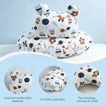Plus Size Bear Nursing Pillow Feeding Pillow Learning To Sit Pillow With Guardrail Semi-Enclosed Multi-Functional Removable Pillowcase - Traveling Around the Universe - View 2