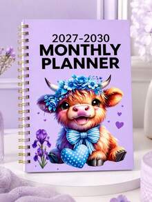 1本 2026-2030 女性月計畫筆記本，A5 60個月月週日計畫日曆手帳 2027，適用教師、學生與居家使用，返校用品、辦公桌配件、居家必需品 - A5 - 查看 1