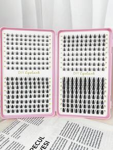 LIMEIKAI 320pcs/32 Rows Cartoon Eyelashes Set, Includes Various Styles Such As Cartoon Eyelash Clusters, Anime Eyelash Clusters, Eyelash Extension Clusters, Natural Style Eyelashes, Fairy Style Eyelashes, Single Strand Cartoon Eyelashes Suitable For Beginners - View 10