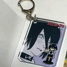 Llavero acrílico con personaje de anime, accesorio de llavero unisex - Multicolor - Ver 8