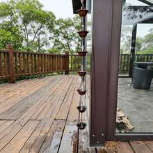 Metal Lotus Rain Chain, Decorative Rain Chain For Garden, Yard, Patio, Eaves - Lotus Cup Rain Chain - View 3