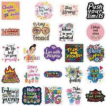 50pcs Inspirational Stickers - Fun And Encouraging Stickers Suitable For Children, Teens And Adults, Can Be Applied To Water Bottles, Laptops, Tablets, Cups, Planners, Journals, Suitcases, Skateboards And Other Items School Supplies - A - View 8