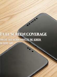 3片裝磨砂水凝膠防指紋螢幕保護軟膜[非玻璃]適用於 Galaxy S26 A57 A37/適用於小米15T Poco X7 Pro/Note 15/適用於 17 Pro Max/Honor X9D等多款手機，生日禮物，適合家人朋友的手機螢幕保護膜，自癒防指紋，Face ID友善，全螢幕覆蓋 - 無色 - 查看 6