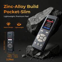 便攜式數位錄音機，內建 8GB 儲存空間可擴充至 128GB TF 卡，MP3 播放器，連續錄音，A-B 重複，密碼鎖，Line-In 輸入，適合講座與會議的輕巧錄音設備 - 查看 5