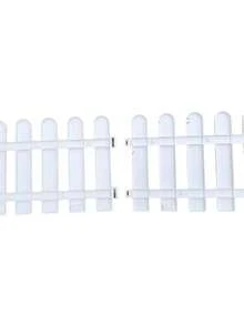 1/5PCS Sturdy Plastic Garden Fence With Classic Pastoral Style, Easy To Splice And Install. Widely Applicable For Courtyard, Vegetable Plot And Indoor Landscape Decoration. - One Size Fits All - View 6