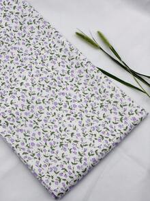 1pc Pastoral Style Printed Cotton Fabric, Ditsy Floral Pattern, Size 50cm*155cm, Suitable For DIY Handmade Clothing, Dresses, Curtains, Bed Sheets, Packaging Decoration, Etc. - Small Floral Pattern - View 15