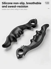 WEST BIKING Bicycle Cycling Bar Ends Ergonomic Design Wrist Protection And Pressure Relief Road Bike Handlebars Silicone Cushioning And Shock Absorption Non Slip And Stable Freely Adjustable Angle Fits 22.2mm Handlebars MTB Bar Ends - Hot Pink - View 8