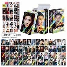 B-TS, J-H.OPE, JK, SU.GA, V, SWIM, Kpo.P 照片卡，Kpo.P 粉絲周邊商品，新專輯與歌曲，偶像周邊朋友生日禮物，1盒124件卡片（60張Lomo卡 + 64張貼紙），名人卡，卡片收藏，精緻裝飾，精緻小禮物，節日禮物，收藏品 - 彩色 - 查看 15