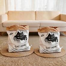 猫咪解闷自娱玩具，牛皮纸猫隧道猫窝，捉迷藏逗猫棒，适合室内猫 - 彩色 - 查看 13