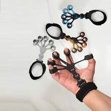 2pcs Adjustable Grip Strength Trainer, Equipped With 6 Resistance Levels - Perfect For Office Workers, Musicians, Arm Training Enthusiasts - Ergonomic Design, Non-Slip, Portable Hand Exerciser - Multicolor - View 1