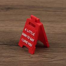 1/3/5pcs 3D Printed Mini "I Love You" Sign Valentine's Day Gift Desktop Decor - Multicolor - View 4