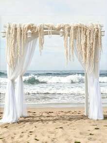 3pcs/1pc Beige Artificial Flowers, White Artificial Amaranth Wall Decor, Fluffy White Artificial Amaranth Long Stem Hanging Decor, Suitable For Home Wedding Party Decoration, Flower Wall, Arch, Holiday Party, Ceremony, Hotel, Home, Garden Decoration, Autumn Harvest Festival Tabletop Vase Decoration, Room Decoration, Halloween Decoration, Back To School, Autumn Decoration - Milky White - View 11