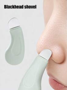 1pc Manual Blackhead Removal Tool Set, Pore Cleaning Tool, Deep Pore Scraper, Blackhead Extractor, Acne Extractor, Whitehead Remover, Facial Cleansing Tool, Beauty Care Tool, Non-Electric Skincare Brush, Lightweight Comfortable Grip - Multicolor - View 2