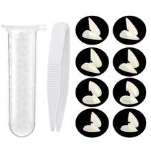 4 Pairs Vampire Teeth Cosplay Props Fangs/Fake Fangs, Suitable For Halloween Costume Props, Party Favors (13mm, 15mm, 17mm, 19mm) - Multicolor - View 1
