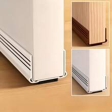 1 pieza Tira de sellado de puerta de PVC de 93cm/5.5cm, tira de sellado de ventana flexible autoadhesiva a prueba de colisiones y a prueba de sonido - A - Ver 10