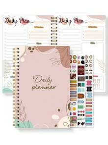 Trees Weekly Notebook Undated Goals Planner To Do List Notepad With Habit Tracker, To Do List, Goals, Daily Schedule For School Office Home Supplies Back To School Supplies Office Supplies - Multicolor - View 4