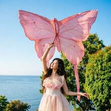 Blue Butterfly Easy-Fly Kite, High-Flying And Beautiful, For Adults, Photography, Autumn, Weifang, Adult Website - Multicolor - View 2