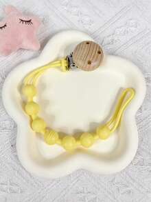 1pc Unisex Kids Colorful Silicone Pacifier Anti-Drop Chain, Multi-Function Convenient Anti-Loss Lanyard - Multicolor - View 12