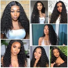 BINF Ekstensi Rambut Wanita untuk Seluruh Kepala, 8 pcs/paket, Rambut Manusia Remy Brasil, Keriting Afro, Warna Alami, Mudah Dipakai - Natural Black - View 8