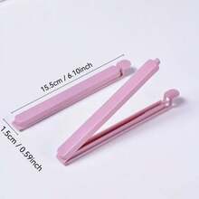 3pcs Food Sealing Clips, Food Moisture-Proof Seal, Snack Kitchen Clips - Multicolor - View 4