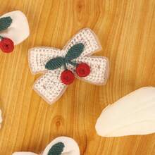 2/5/10/20pcs Cute Cherry Fabric Applique Embroidery Patches, Suitable For Clothing, Hats, Socks, Hair Accessories Or Gift Packaging Decoration - Cherry - View 4