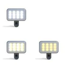 Selfie LED Fill Light, 3 Lighting Modes, Adjustable Brightness, USB Rechargeable, Portable Clip-On, Suitable For Phone Photography Fill Light, Laptop, Tablet, Meeting, Makeup Fill Light Lighting - one-size - View 3