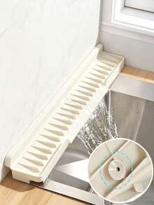 Modern Kitchen Essential: Large Self-Draining Dish Rack, Non-Slip Silicone Countertop Mat, 5° Sloped Angle, Convenient For Draining Dishes And Food Prep, Perfect Accessory For Any Kitchen Sink - Multicolor - View 9